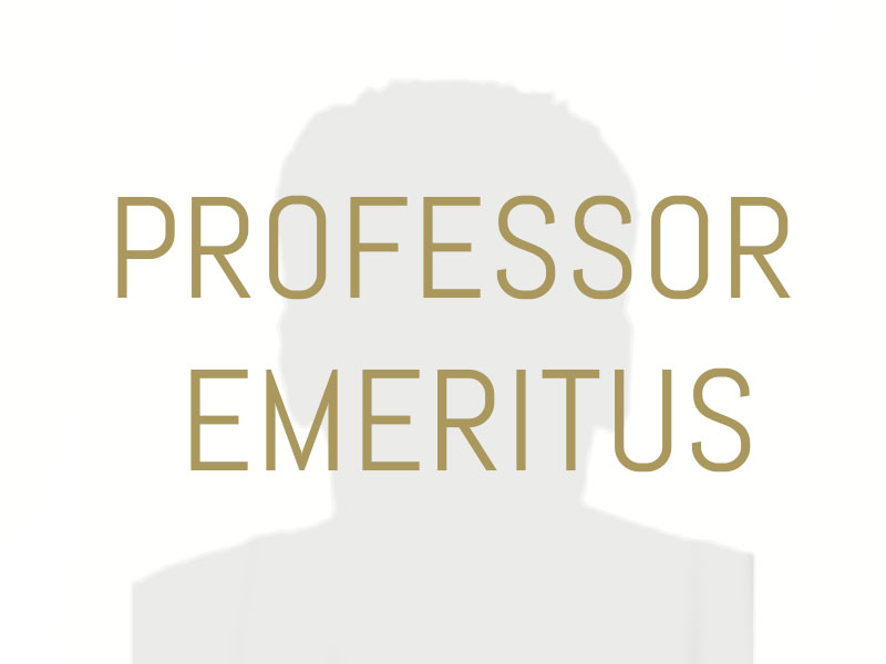 Professor Emeritus male silhouette.
