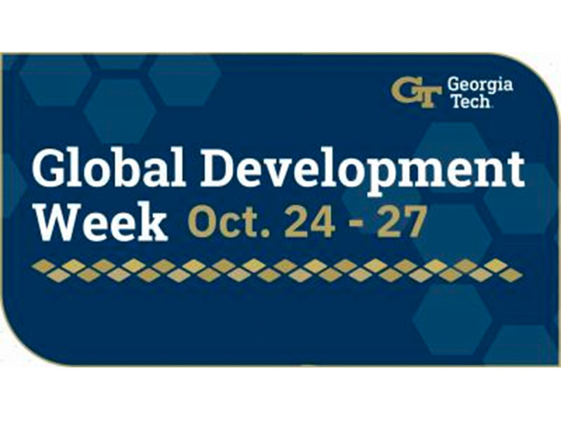 Global Development Week card